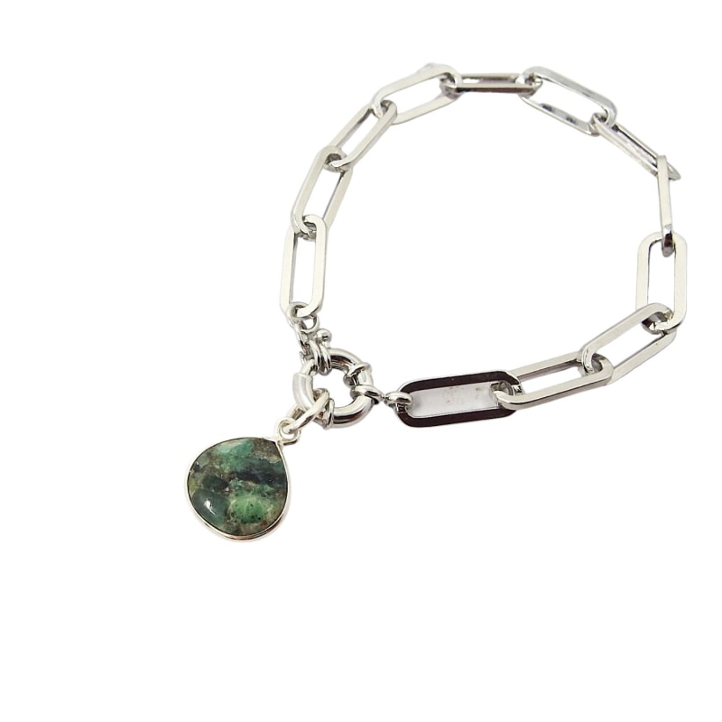 Green gem bracelet shop