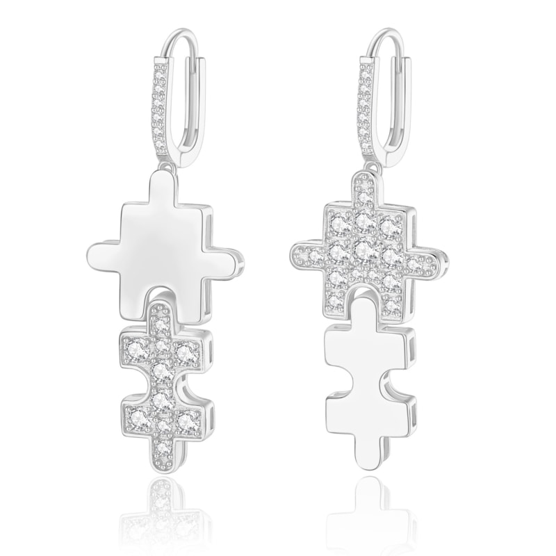 Jigsaw earrings clearance