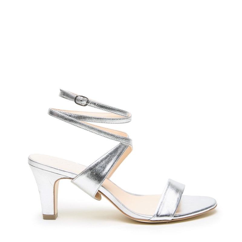 Medium heel silver new arrivals sandals