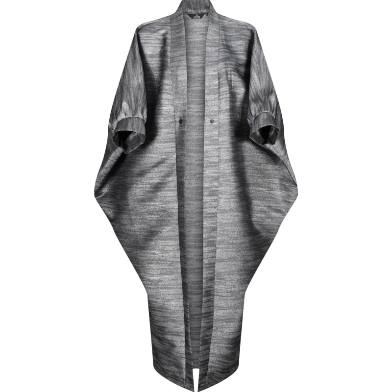 Silver Sand Storm Midi Kimono Jacket | Lioness by TF | Wolf Silver Sand Storm Midi Kimono Jacket | Lioness by TF | Wolf