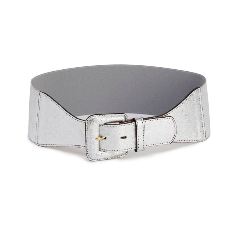 Wide silver belt hotsell