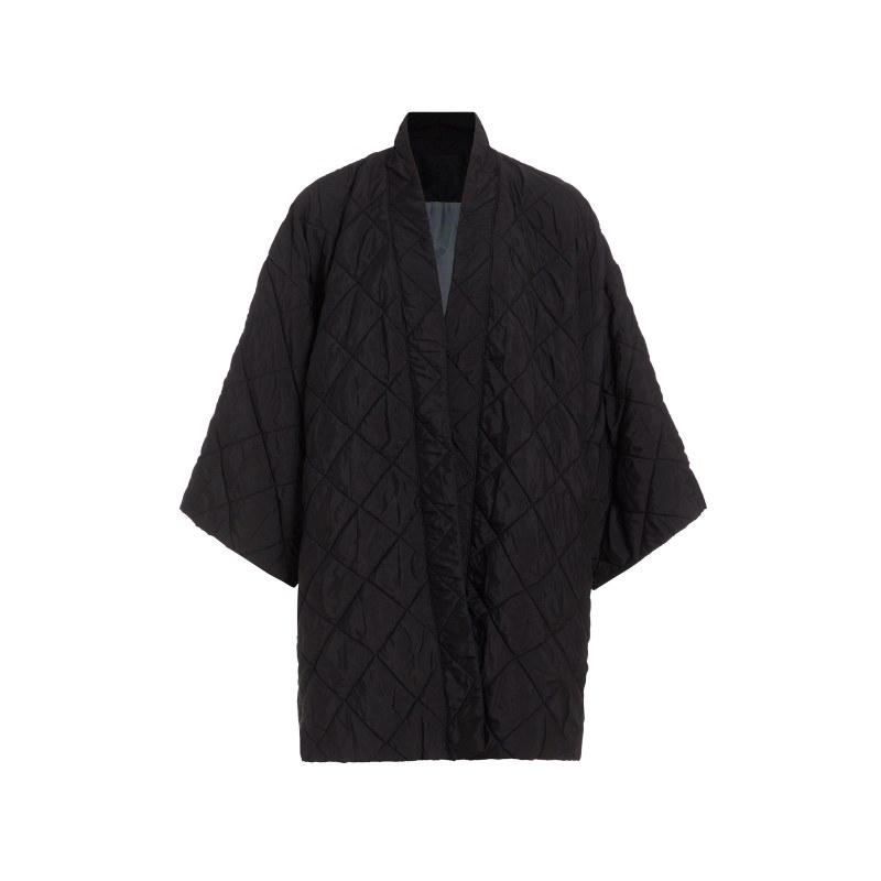 Silvia Black Padded Kimono Jacket by Niran