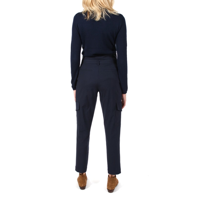 Thumbnail of Simeona Navy Blue Tailored Trousers image