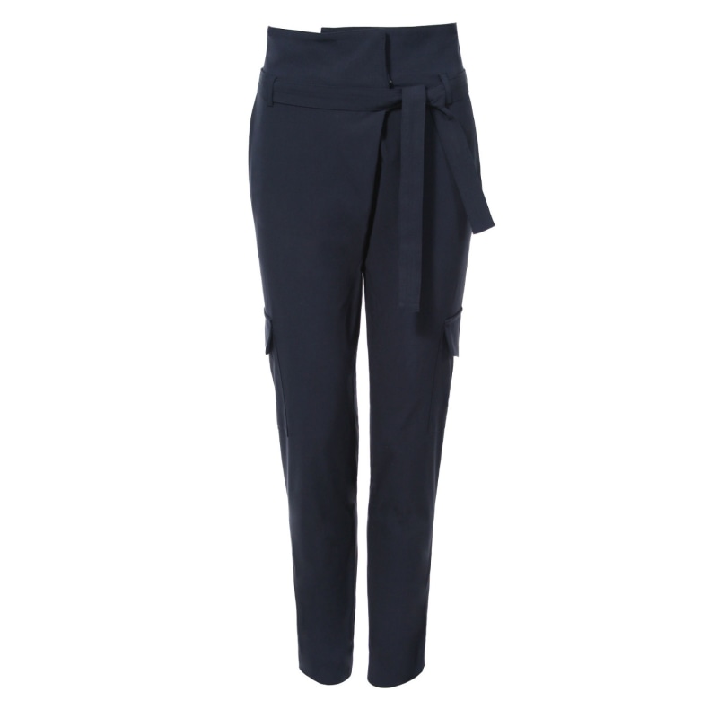 Thumbnail of Simeona Navy Blue Tailored Trousers image