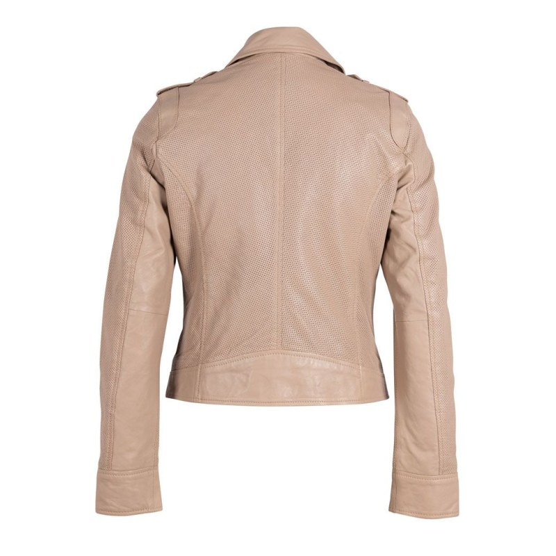 Thumbnail of Sinta Rf Leather Jacket, Sand image