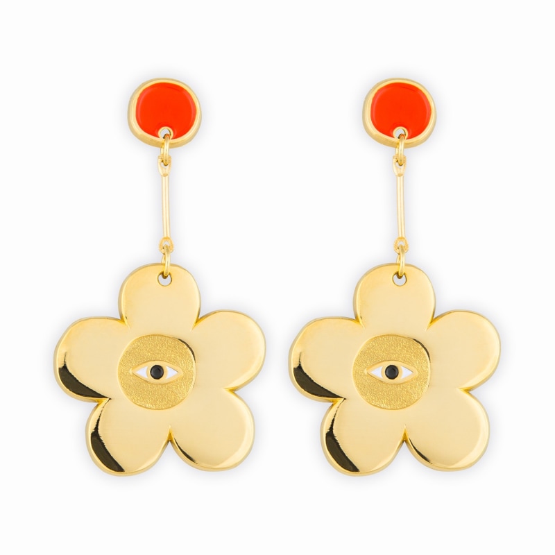 Thumbnail of Flower Statement Earrings image