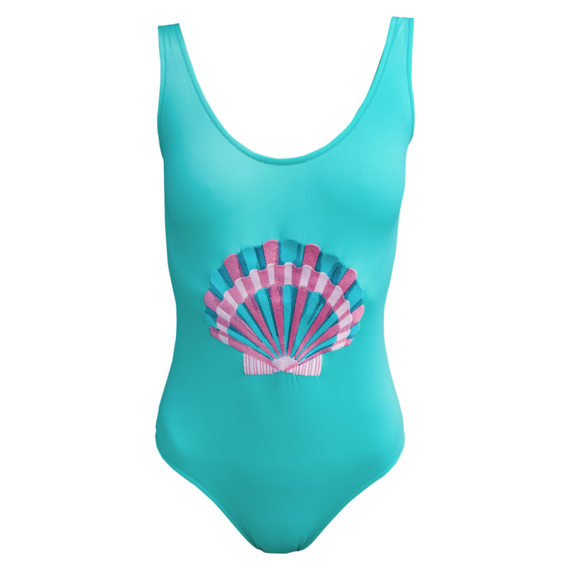 Thumbnail of Seashell Embroidered Swimsuit image