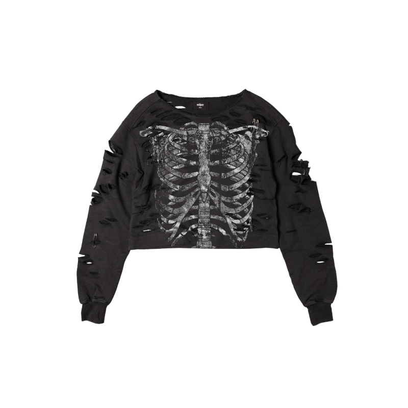Shredded sweatshirt best sale