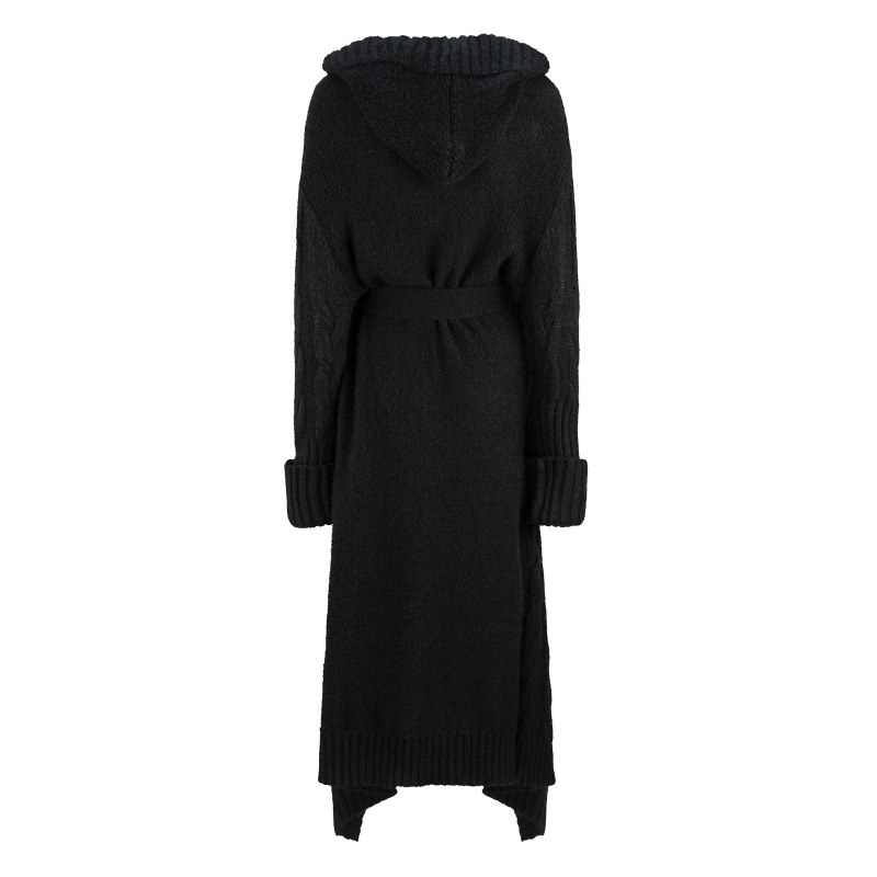 Thumbnail of Skye Hooded Cardigan - Black image