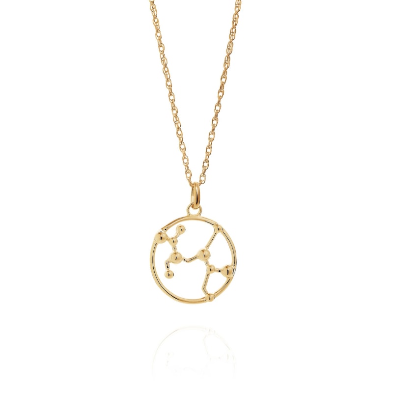 Thumbnail of Sagittarius Astrology Necklace In 9ct Gold image