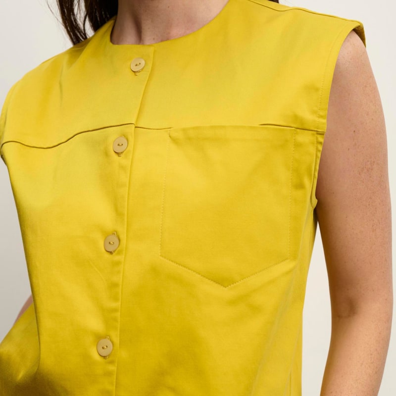 Thumbnail of Sleeveless Shirt – Yellow image