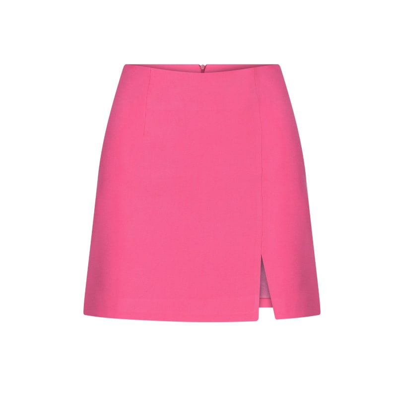 Bubble gum pink mini skirt hotsell
