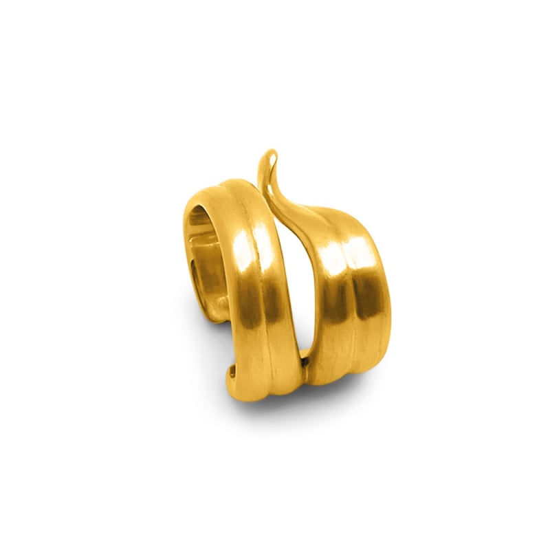 Thumbnail of Slurp Double Ear Cuff - Gold image