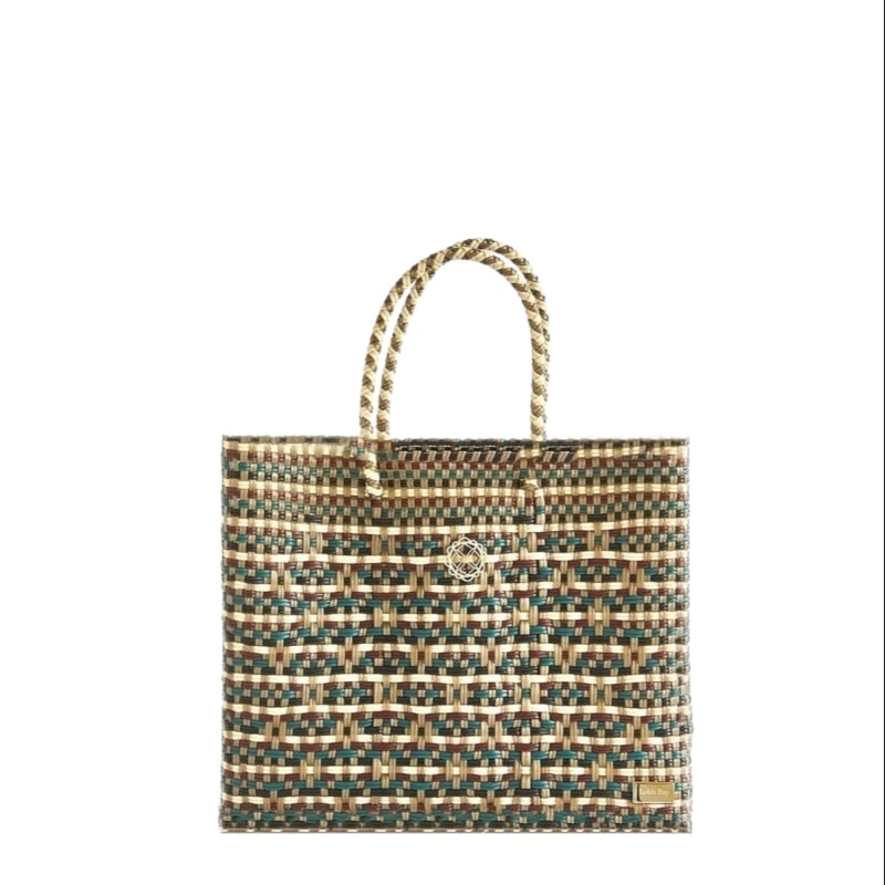 Thumbnail of Small Green Gold Tote Bag image