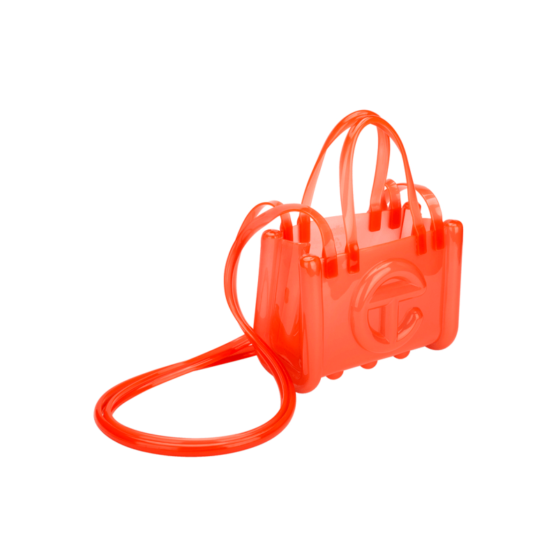 Small Jelly Shopper II x Telfar Orange by MELISSA
