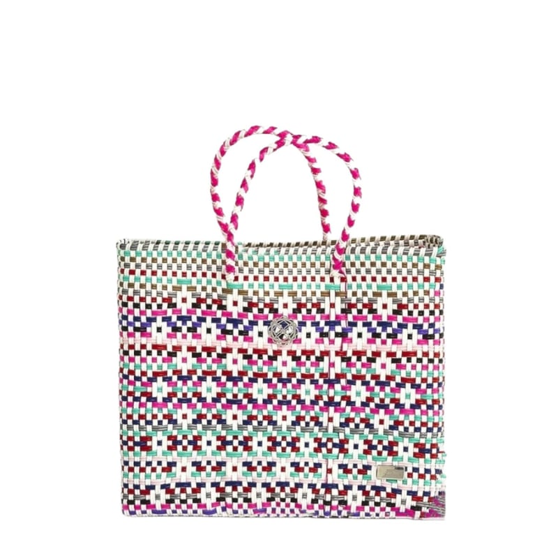 Small plastic store tote bags
