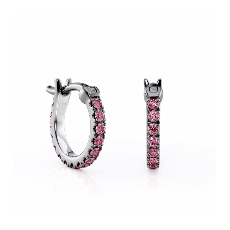 Thumbnail of Small Spark Pink Spinel Earrings image