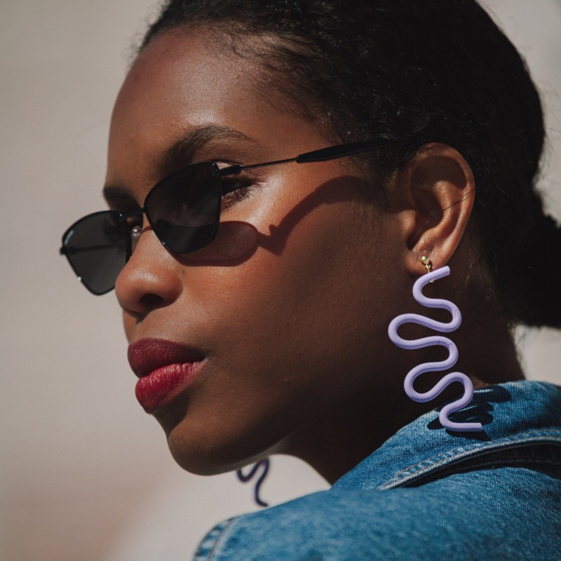 Taupe earrings shop