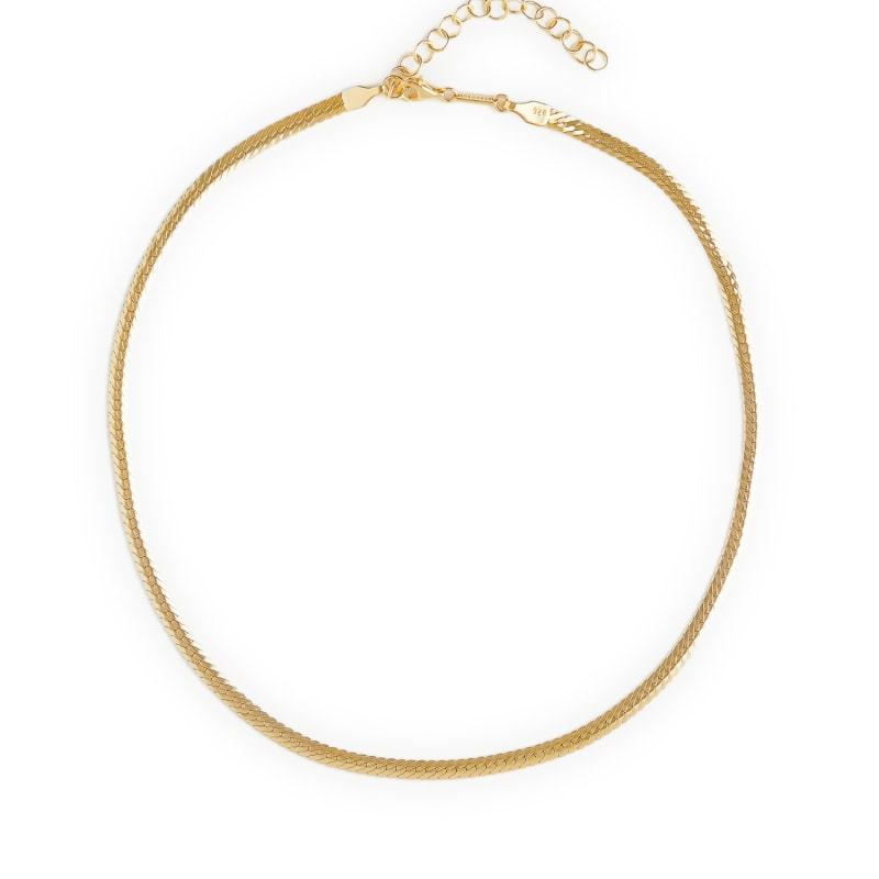 Thumbnail of Snake Chain Gold Choker Necklace image