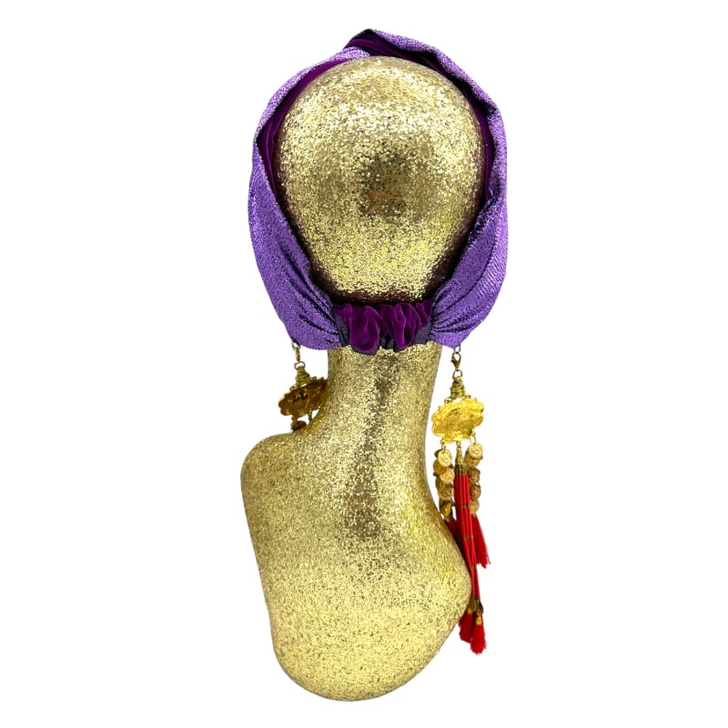 Thumbnail of Snazzy Violet Plum Dream Turban Twist image