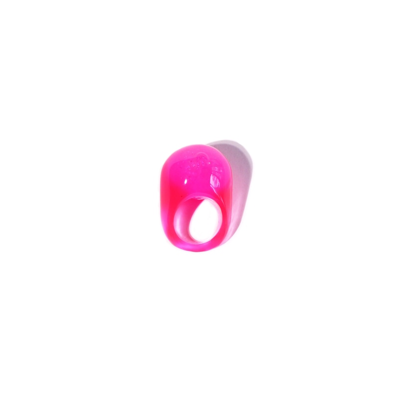 Thumbnail of Snow Globe Ring Neon Pink image