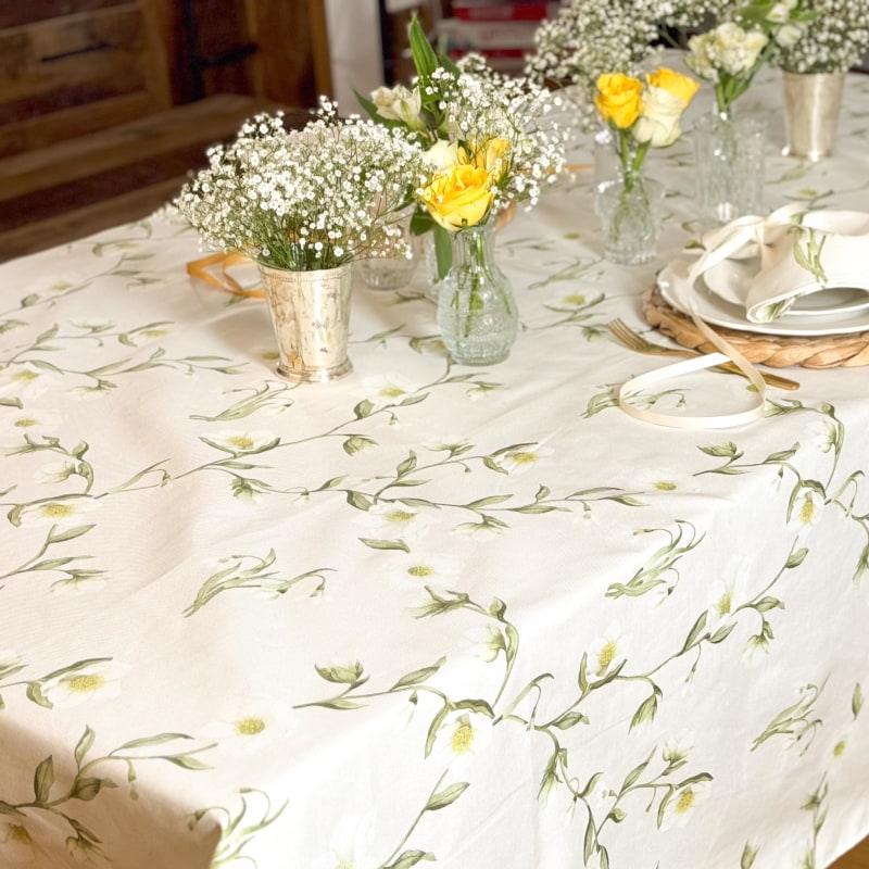 Thumbnail of Snowdrop & Hellebore Tablecloth image