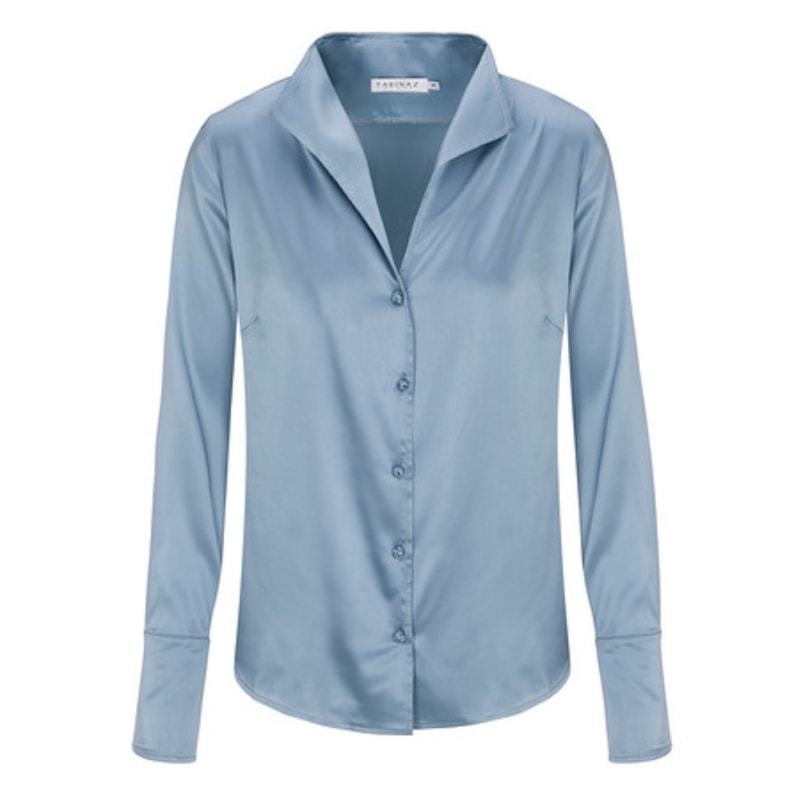 Thumbnail of Soft Collared Blouse - Silver image