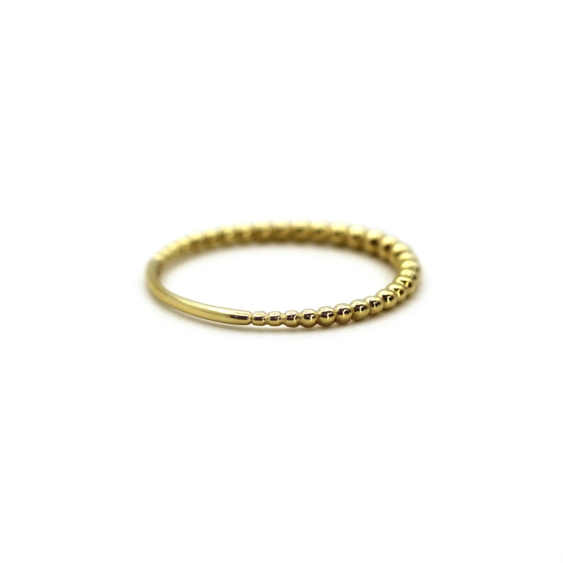 Soft Gradation Ball Yellow Gold Ring | VicStoneNYC Fine Jewelry | Wolf ...