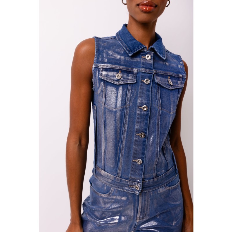 Thumbnail of Soho Denim Metallic Gilet image