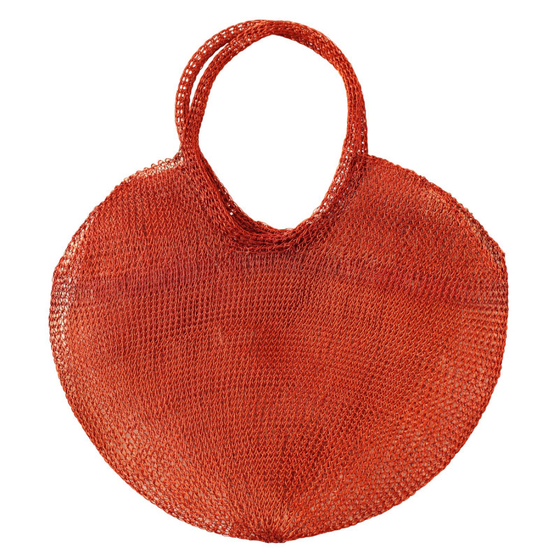 Thumbnail of Sol Mesh Wire Tote Bag In Copper image