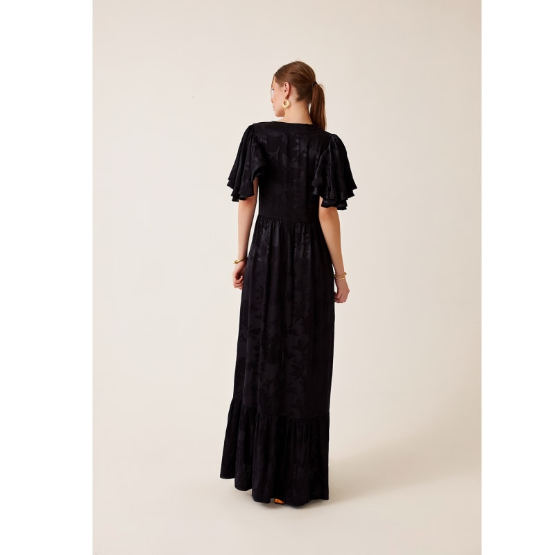 Thumbnail of Solana Black Maxi Summer Dress image