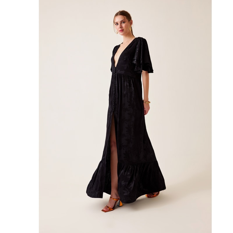 Thumbnail of Solana Black Maxi Summer Dress image