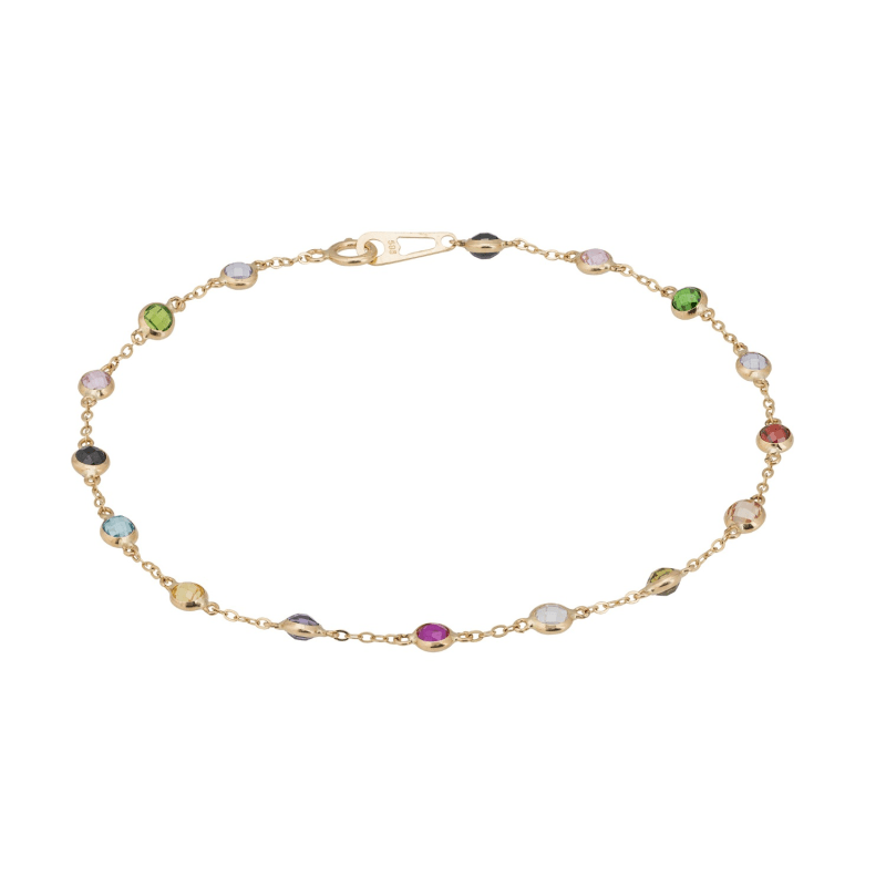 Rainbow gemstone bracelet online