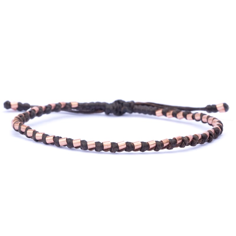 Thumbnail of Solid Copper Brown Bracelet For Men - The Healer image