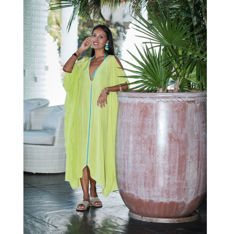 Zip up caftan hotsell