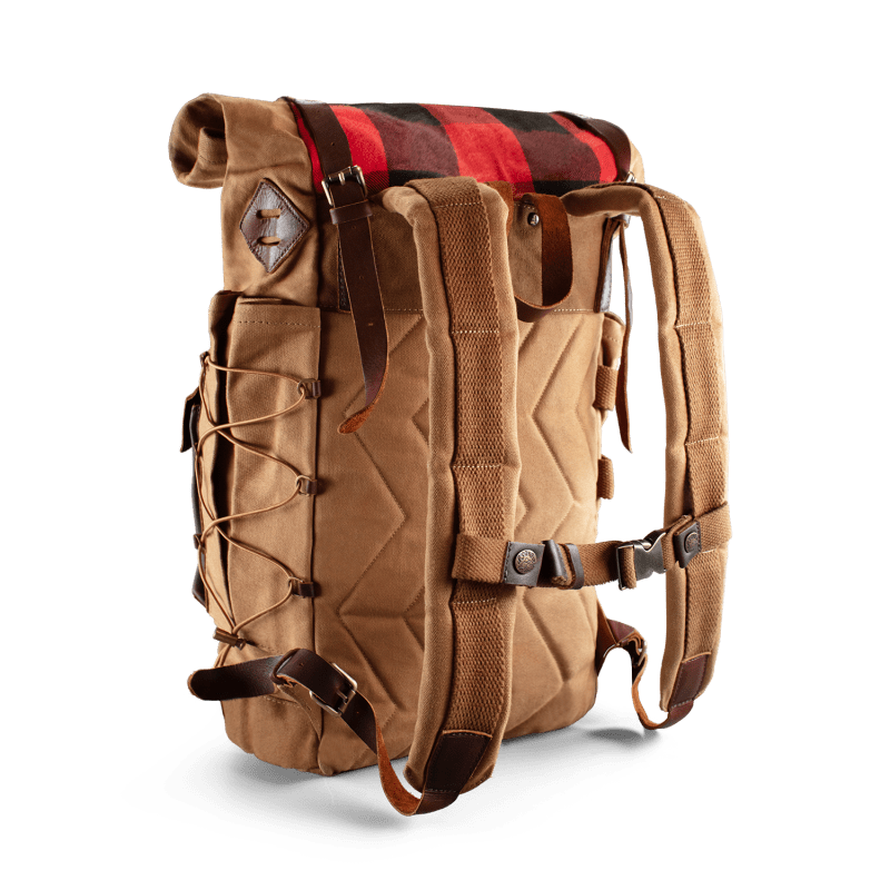 Tan canvas backpack hotsell