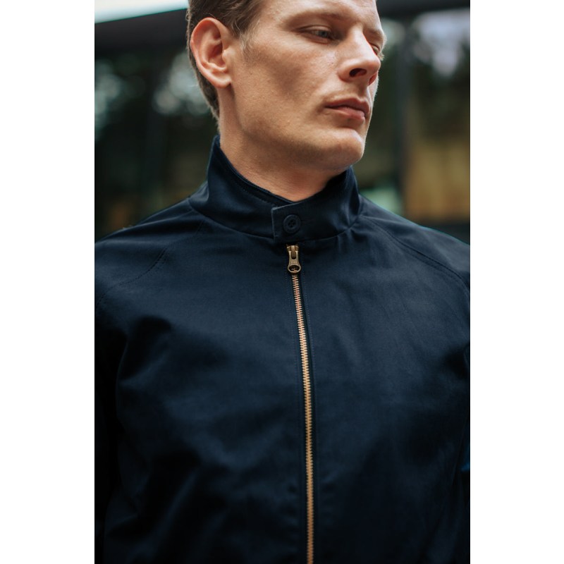 Thumbnail of &Sons Rebel Harrington Jacket Navy image