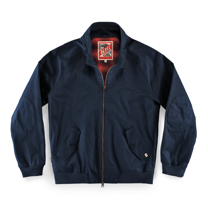 Thumbnail of &Sons Rebel Harrington Jacket Navy image