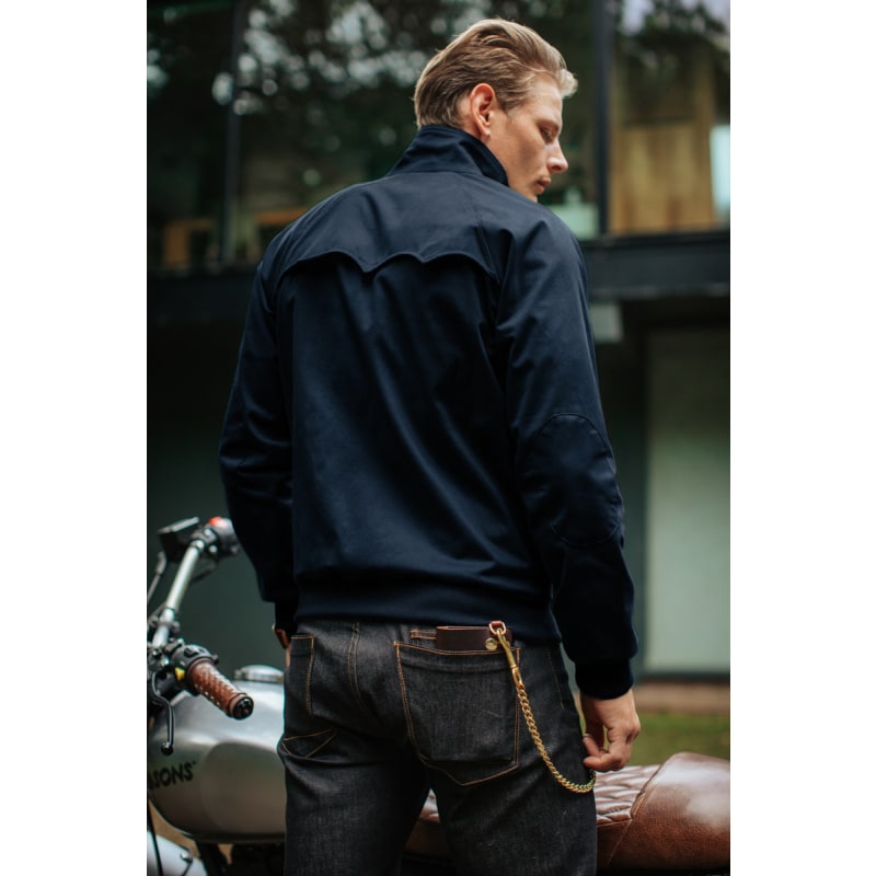 Thumbnail of &Sons Rebel Harrington Jacket Navy image