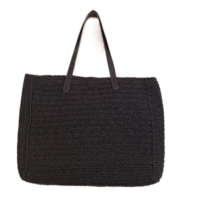 Black beach tote hotsell