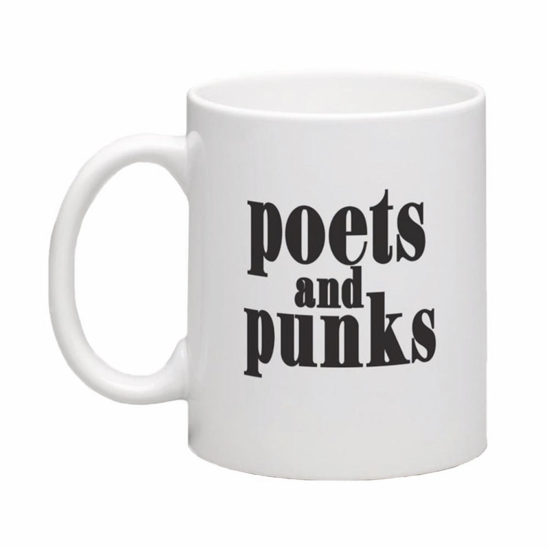 Thumbnail of Poets & Punks Retro Ceramic Mug image