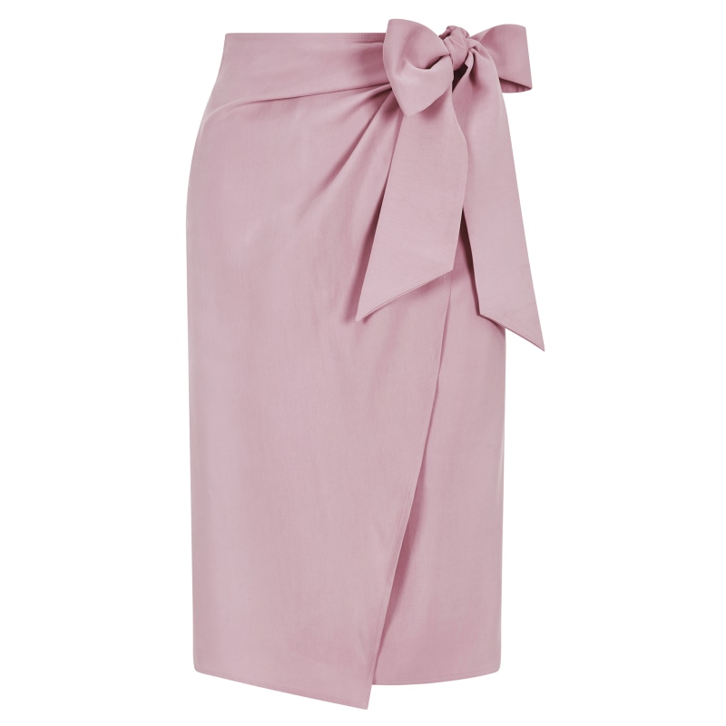 Thumbnail of Bow Tie Wrap Skirt (Pink & Purple) image