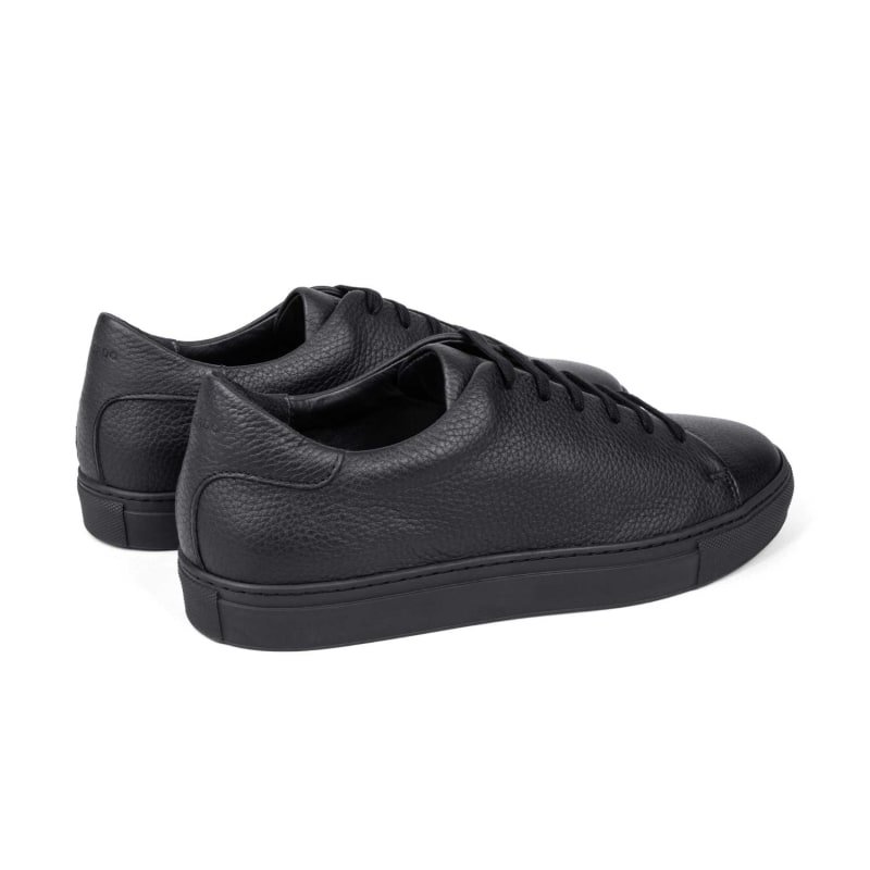 Thumbnail of Pebble Leather Sneakers Black Laurent image