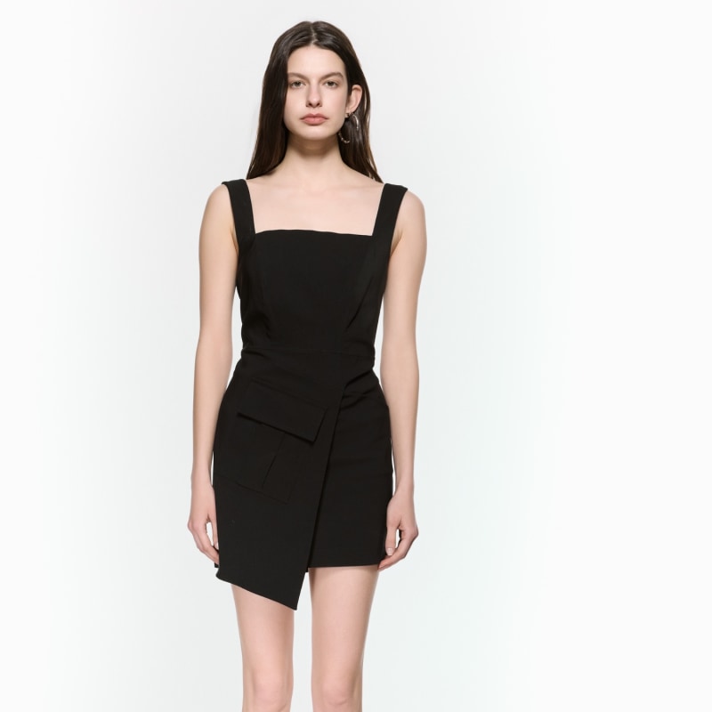 Thumbnail of Square Black Mini Dress image