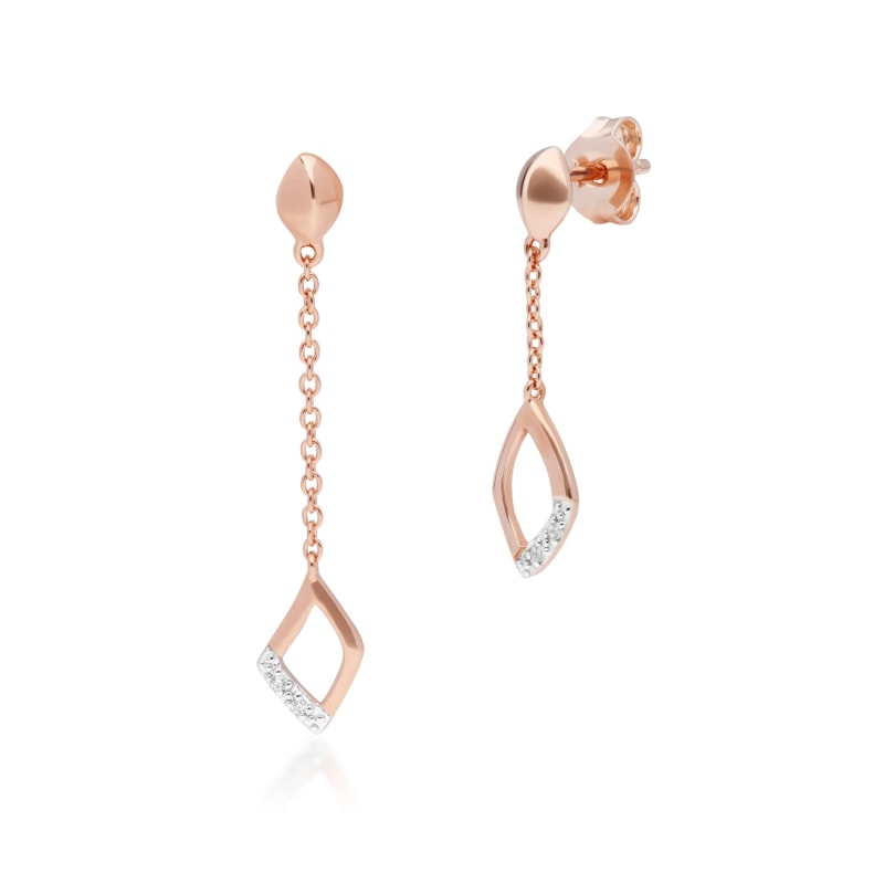 Rose earrings dangle deals