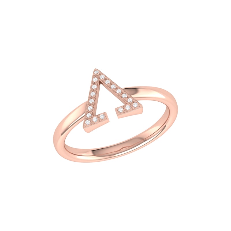 Thumbnail of Aim High Ring In 14 Kt Rose Gold Vermeil On Sterling Silver image