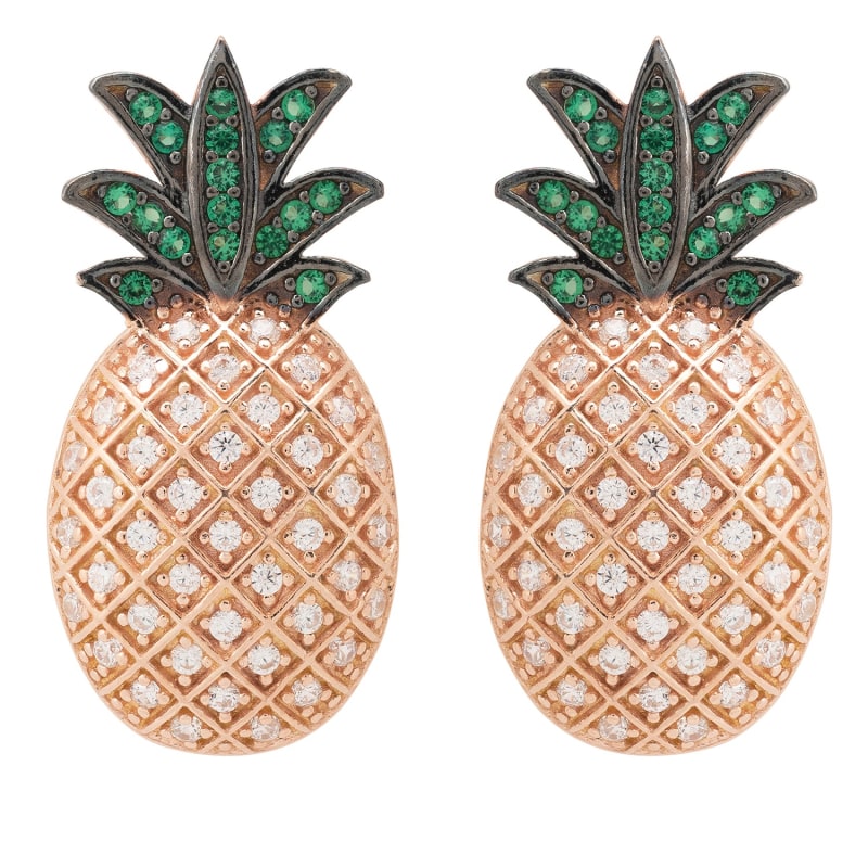 Thumbnail of Pineapple Earrings Rosegold image