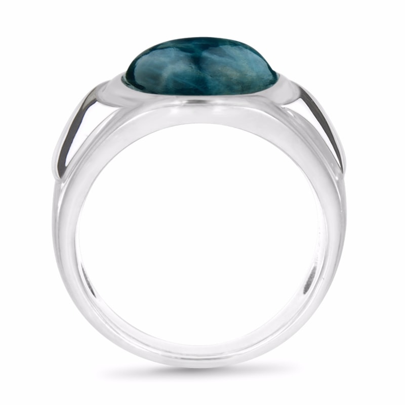 Thumbnail of Dark Blue Apatite Stone Ring image