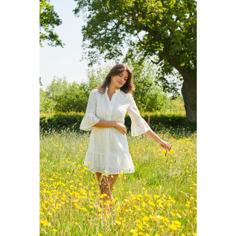 Thumbnail of St. Tropez Broderie Mini Dress White image