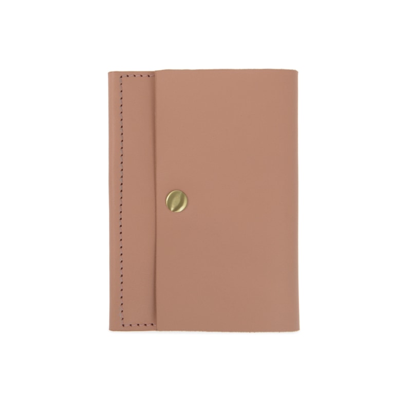 Thumbnail of Vida Blush Leather Passport Holder image